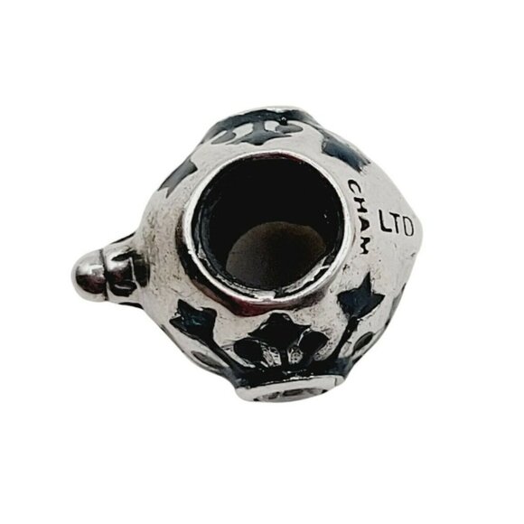 Chamilia Swarovski Ltd Edition Snowflake Ornament Charm 2009 925 Sterling Silver - Picture 4 of 7